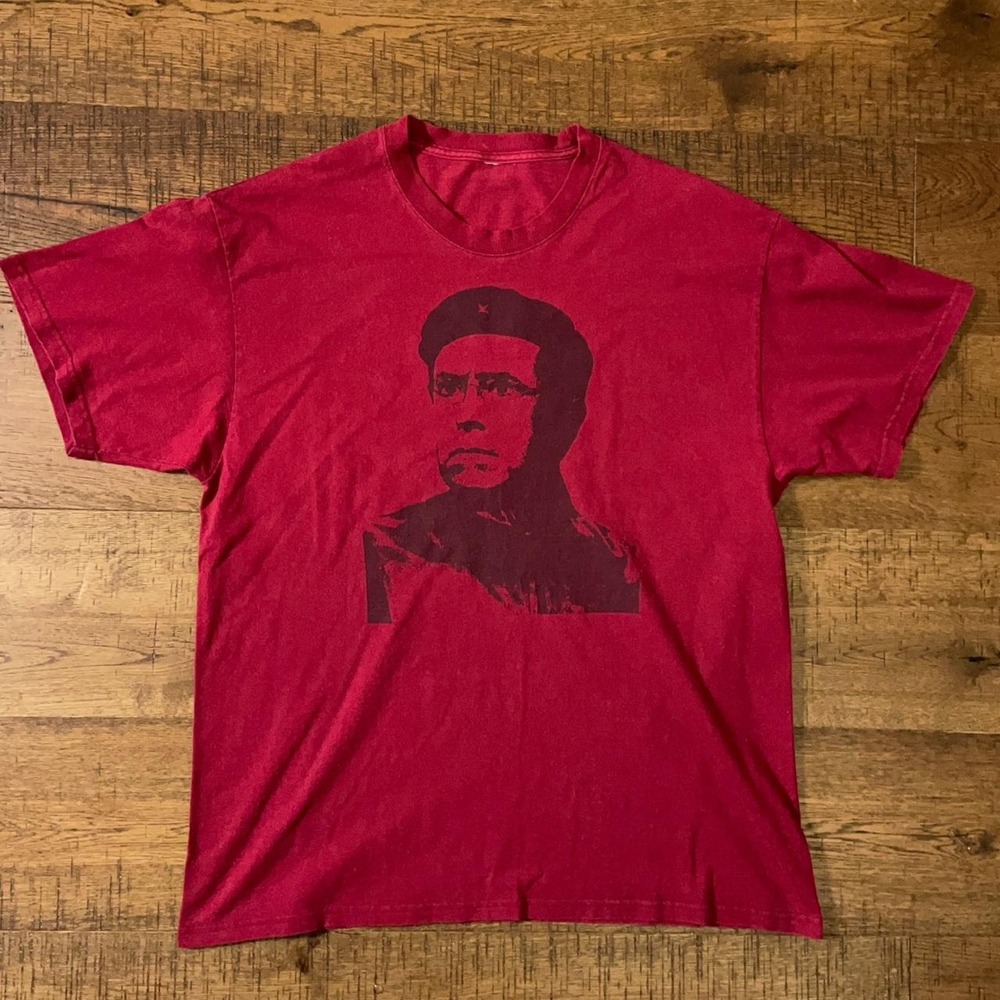 Stephen Colbert Che Guevara Parody T-Shirt Mens XL Red Vintage Satire Graphic